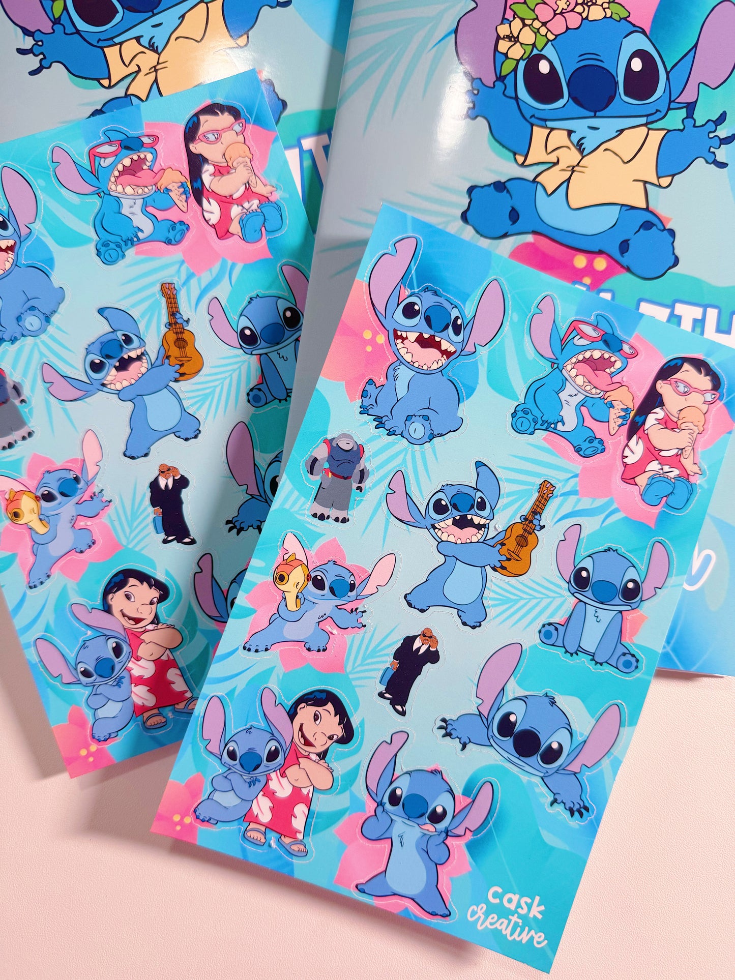 Coloring Books with Markers and Stickers - Any Theme