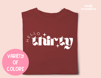 ADULT Pick Your T-shirt Color Custom Name Gift: Personalized with Age Birthday Shirt
