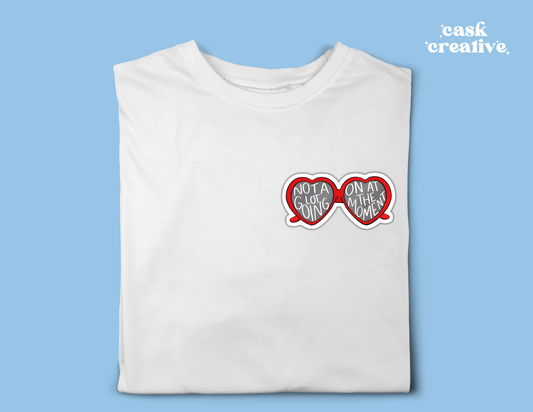 Adult and Youth T-shirt Pocket Design: TS Era Heart Glasses