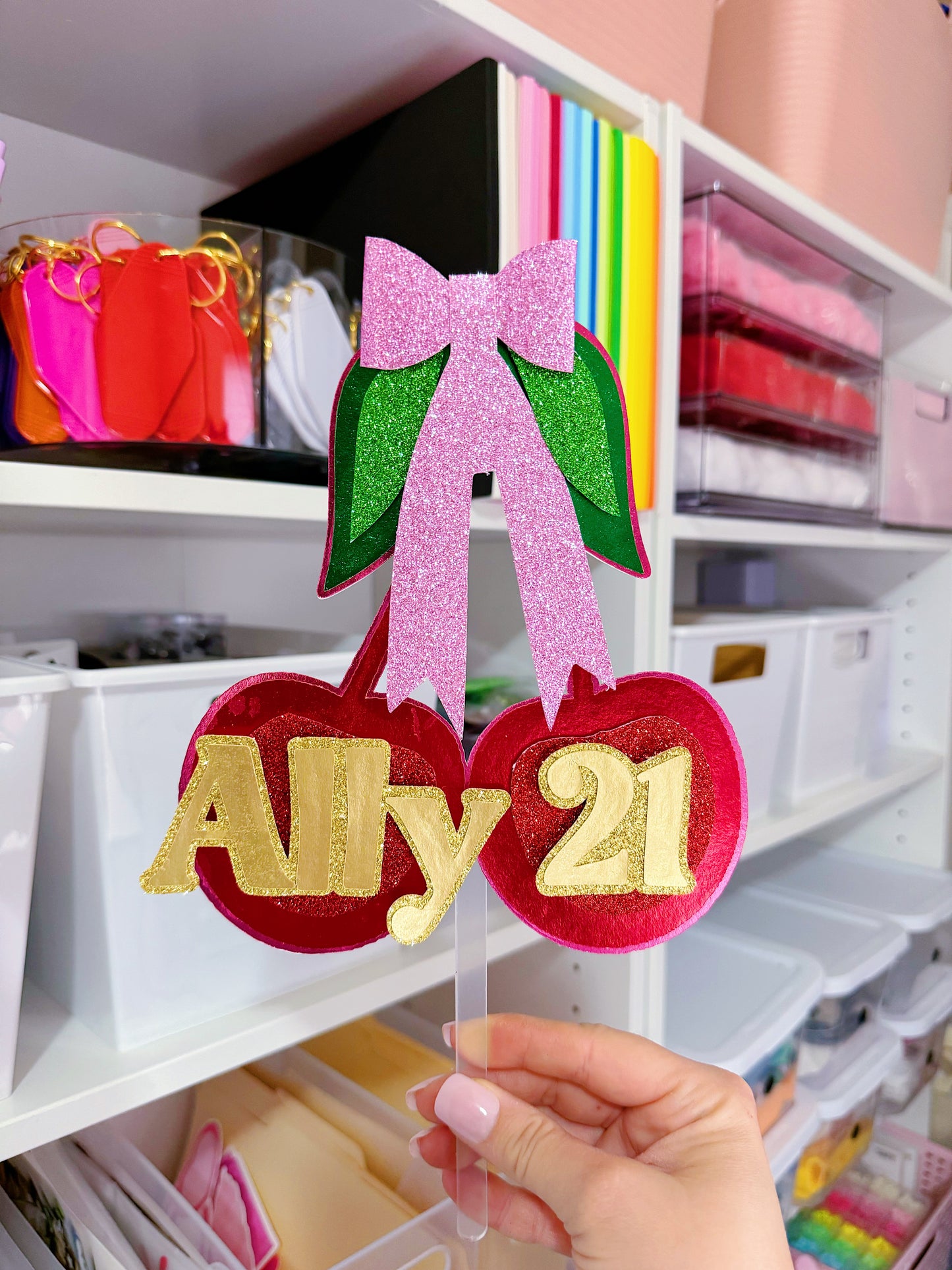 Basic 3D Cake Topper: Custom with Name and Age - ANY THEME