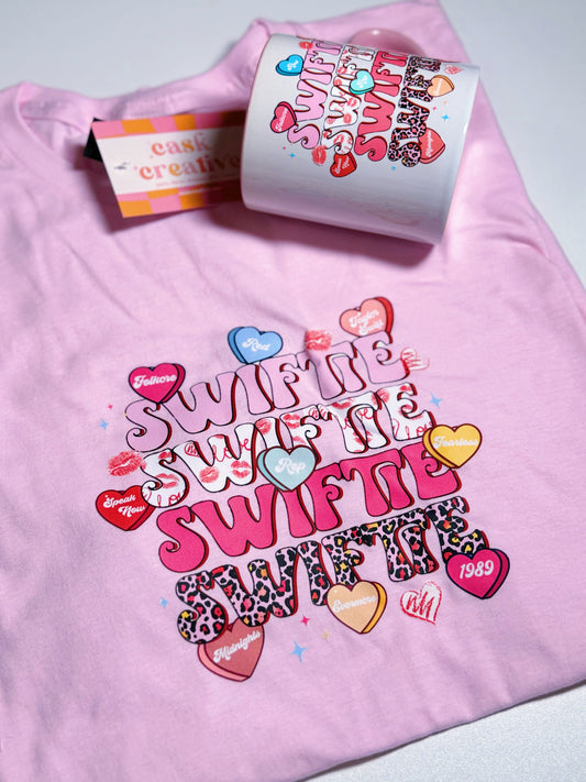 Bundle Sale Pink T-shirt, Coffee Mug : TS Swiftie Teacher