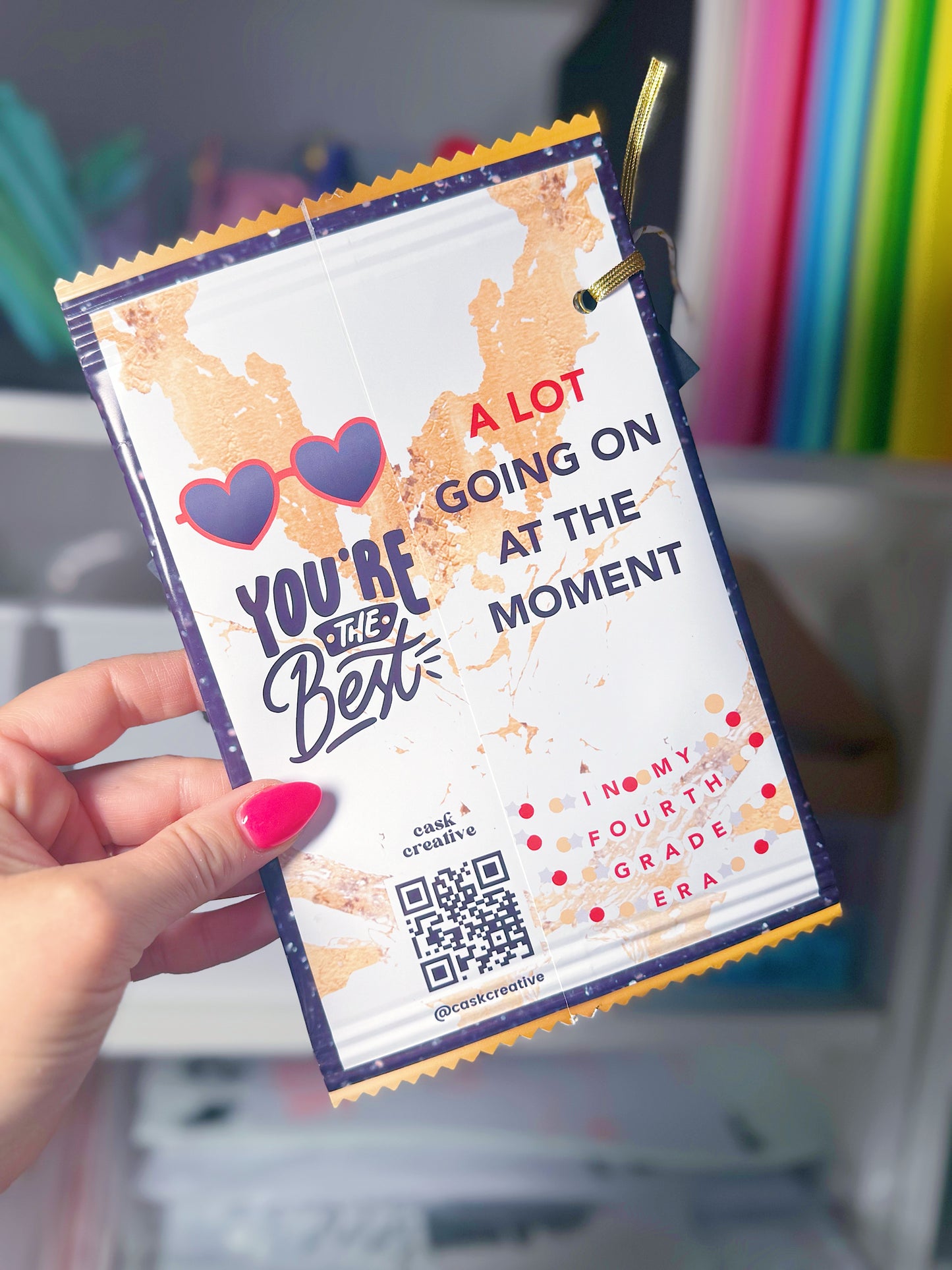 Teacher Appreciation Chip Bags Printed Party Favors: Custom ANY THEME