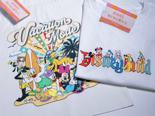 Tote Bag Bundle Sale Youth T-shirt: Disneyland Vacation Mode