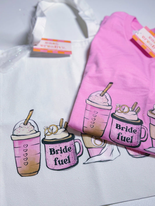 Tote Bag Bundle Sale Adult T-shirt: Bride Fuel