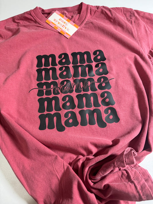 Adult T-shirt Mama x5