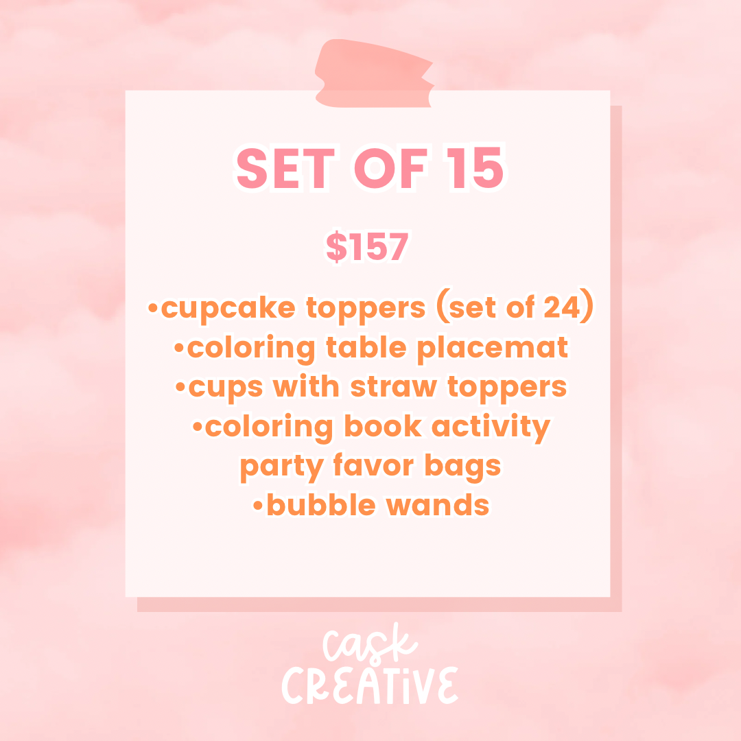 Popular Party Favor Bundle: Custom Party Decor and Party Favors