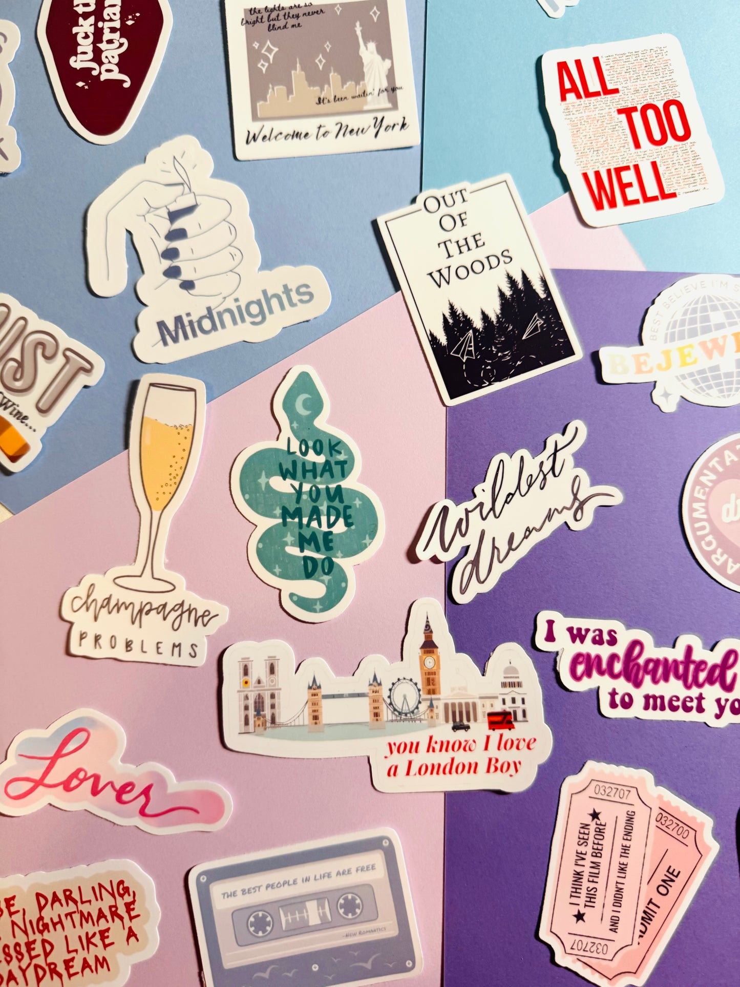 Teacher TS Eras Tour Variety Pack of Stickers: 35 Die Cut Stickers