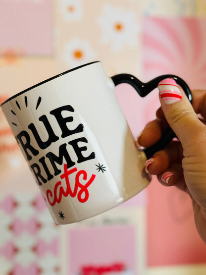 Coffee Mug: True Crime and Cats
