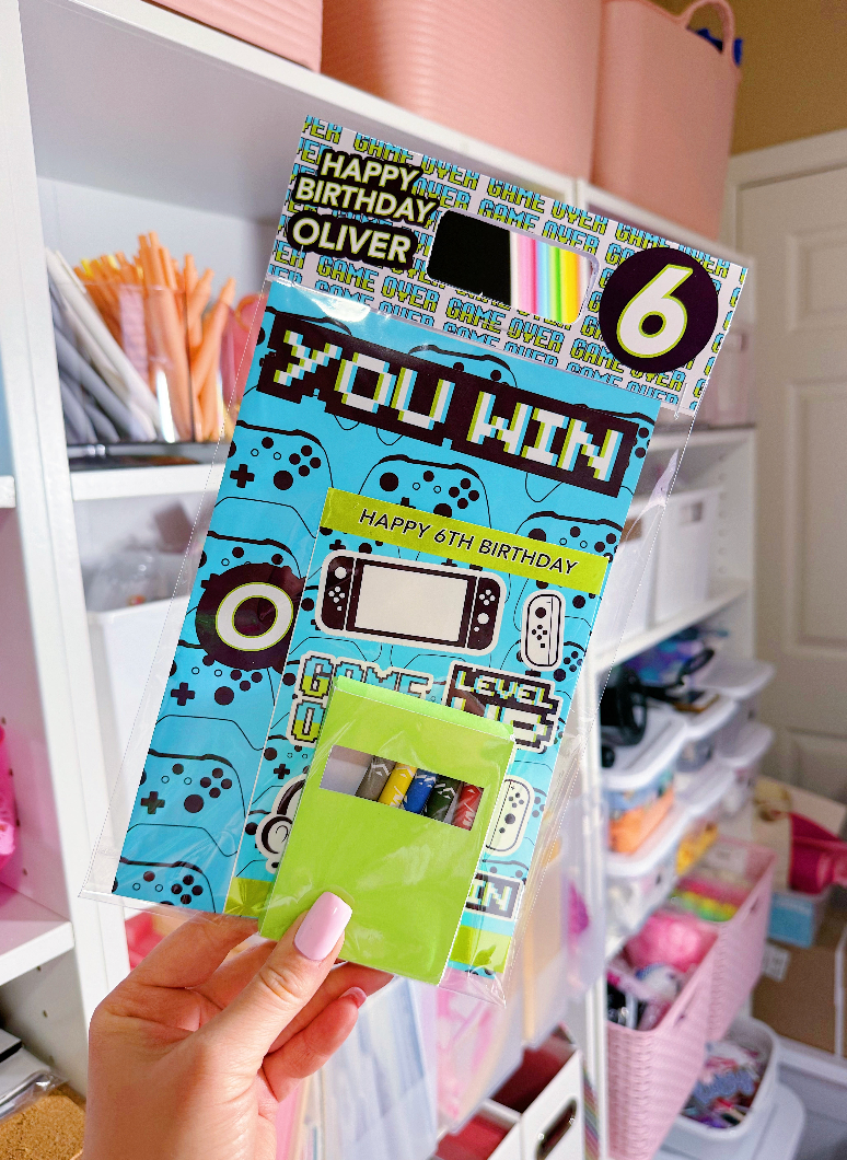 Coloring Books with Crayons and Stickers, Handle Packaging - Any Theme