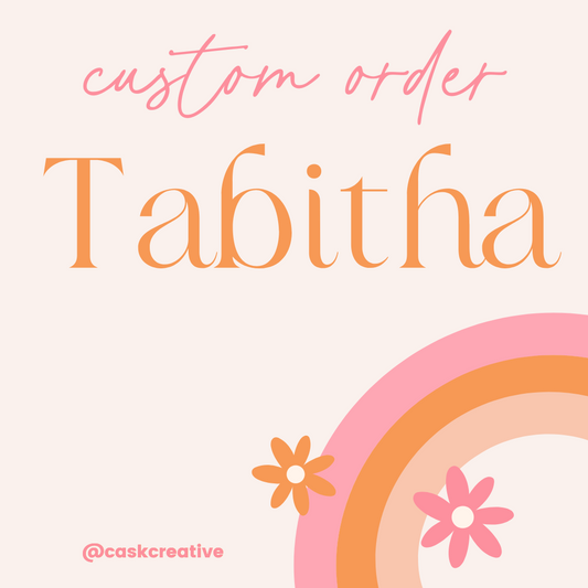 Custom Party Items RR Varsity Cheer: Custom Order for Tabitha