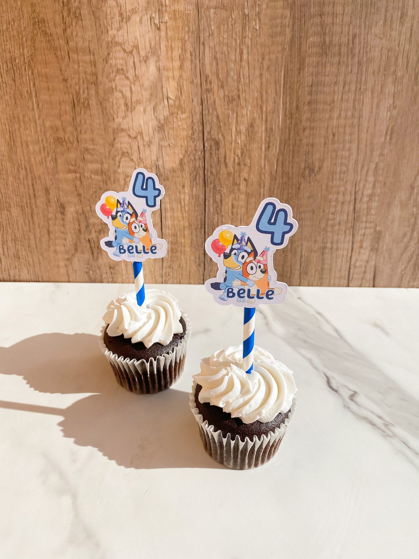 Birthday Printed Cupcake Toppers: Custom - ANY THEME