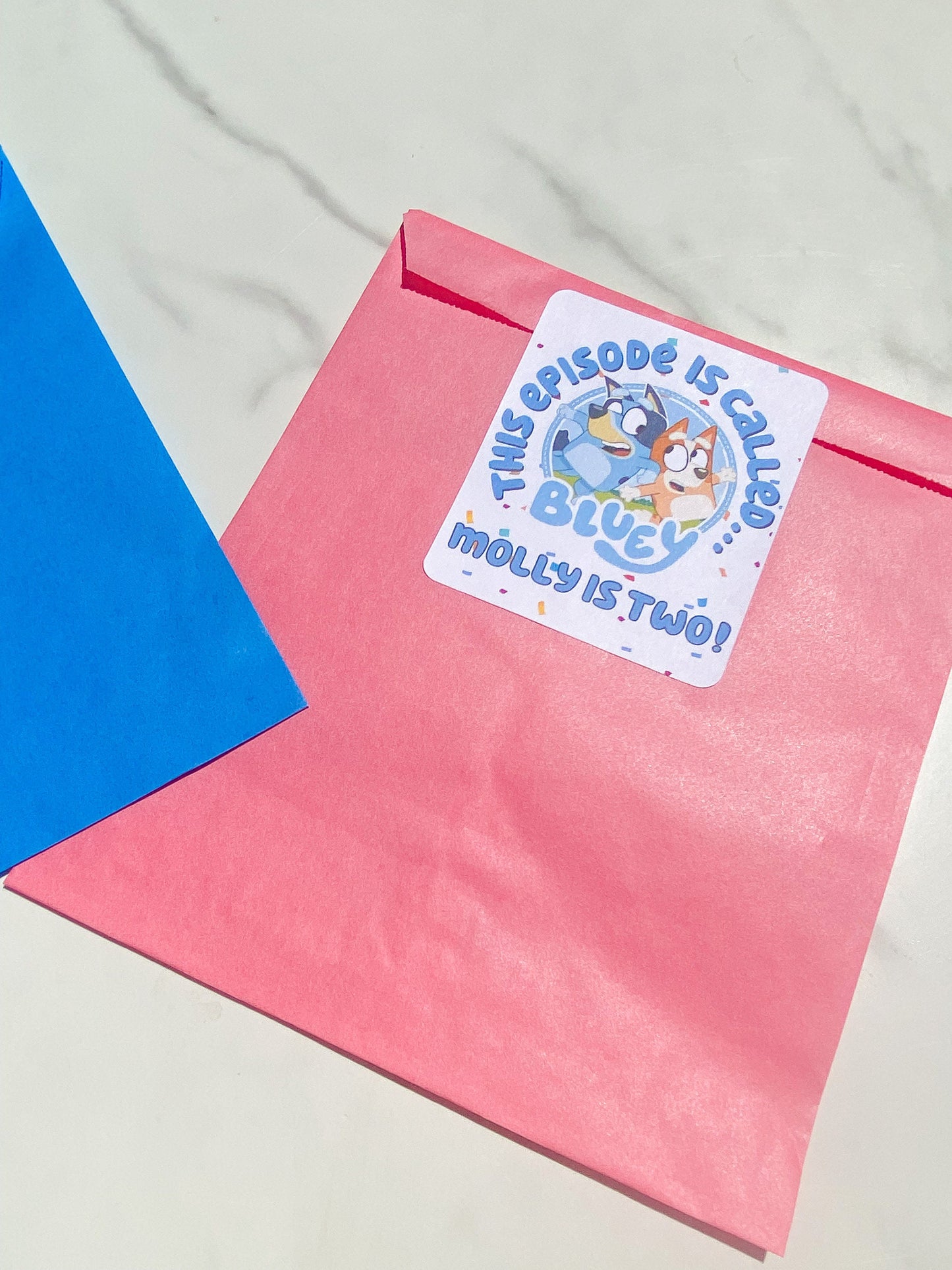 Paper Party Favor Bag with Custom Label