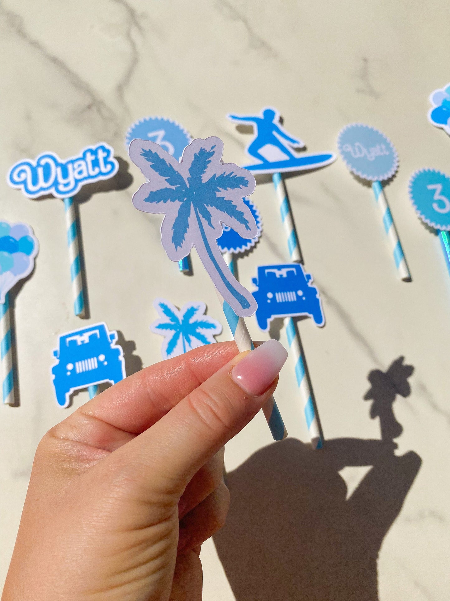 Printed Cupcake Toppers: Custom - ANY THEME