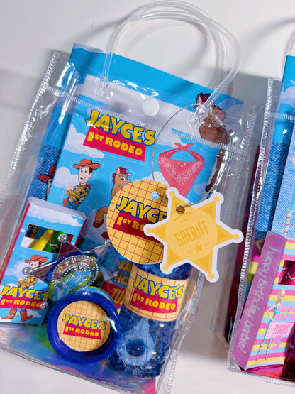 Clear Mini Bag Party Favor with Toys: Custom - Any Theme