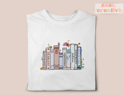 Unisex Adult and Youth T-shirt, Sweatshirt: TS Eras Blue Books Teacher