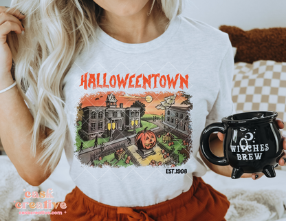 Halloween Adult T-shirt : Halloweentown Pumpkin