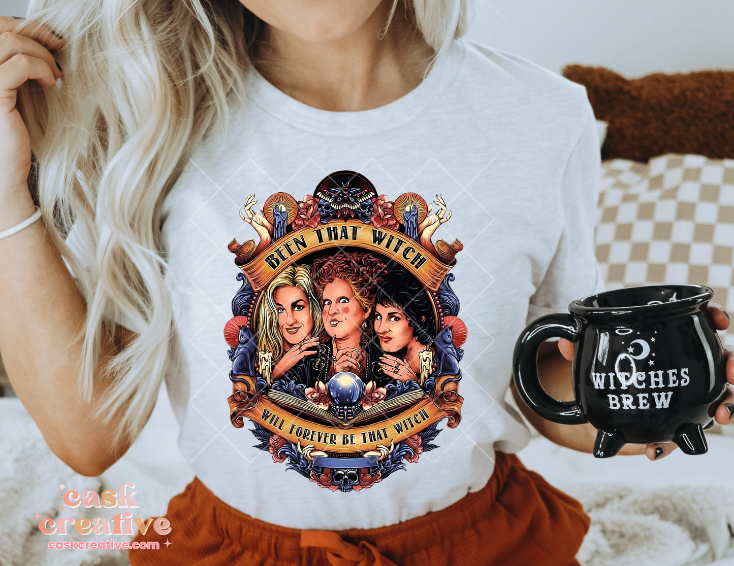 Halloween Adult T-shirt : Witches Sisters Been That Witch