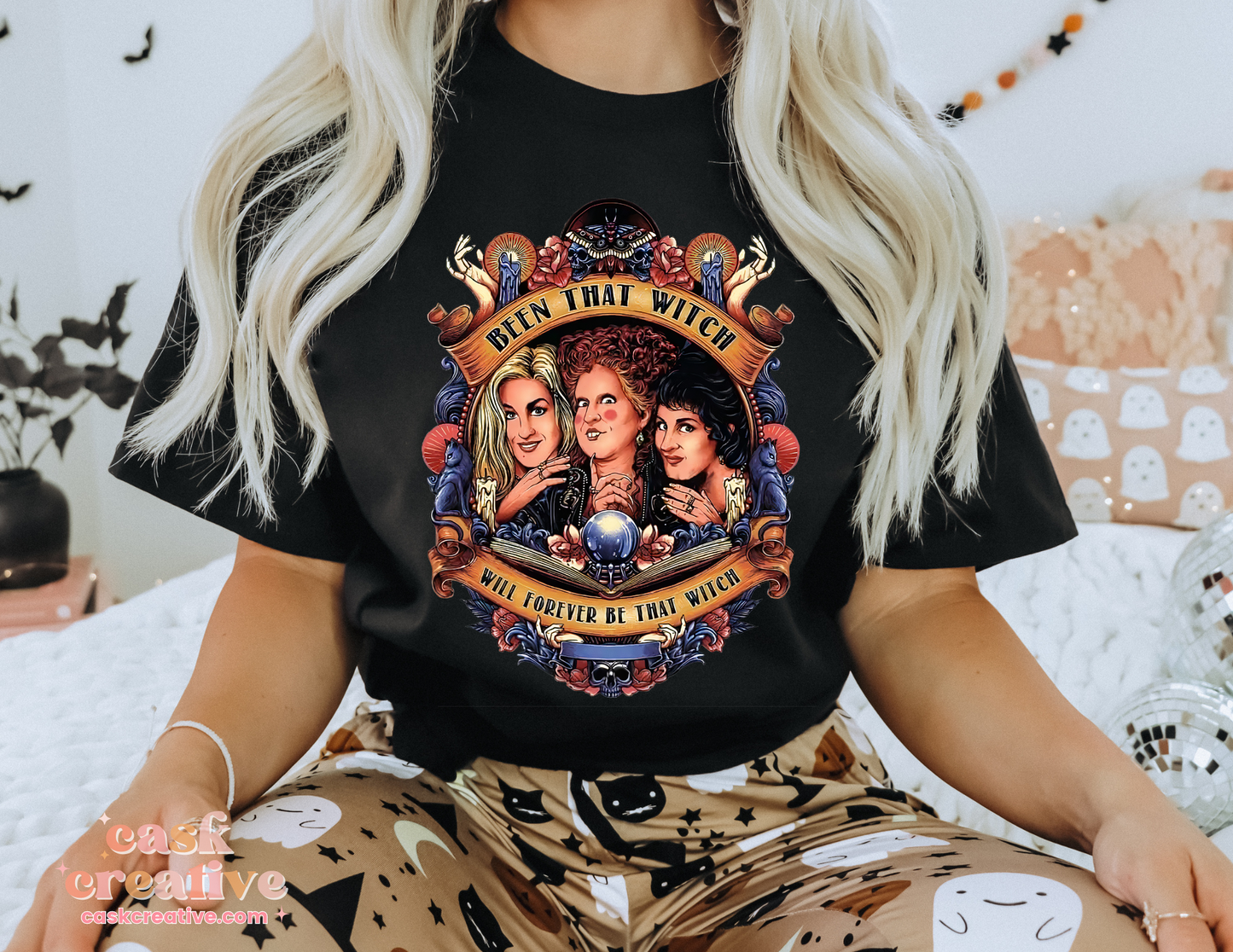 Halloween Adult T-shirt : Witches Sisters Been That Witch