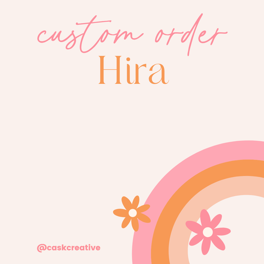 Custom Order for Hira: Birthday