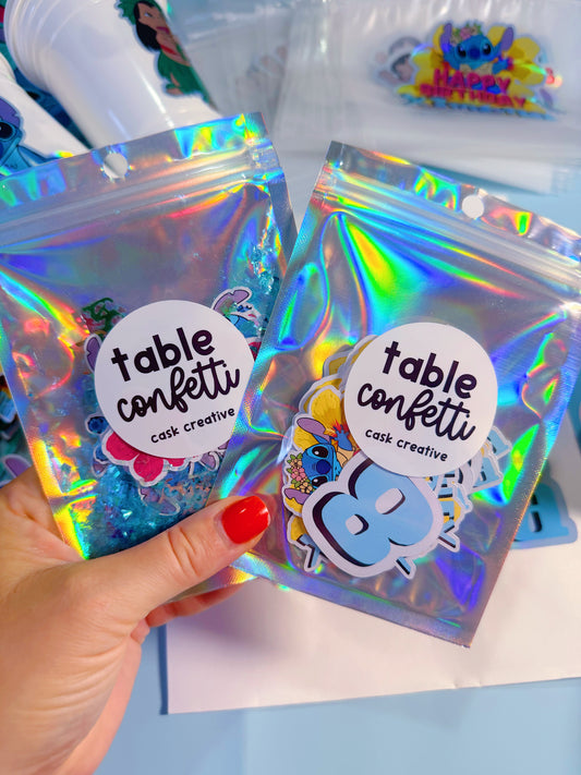 Table Confetti Party Decorations: Custom - ANY THEME