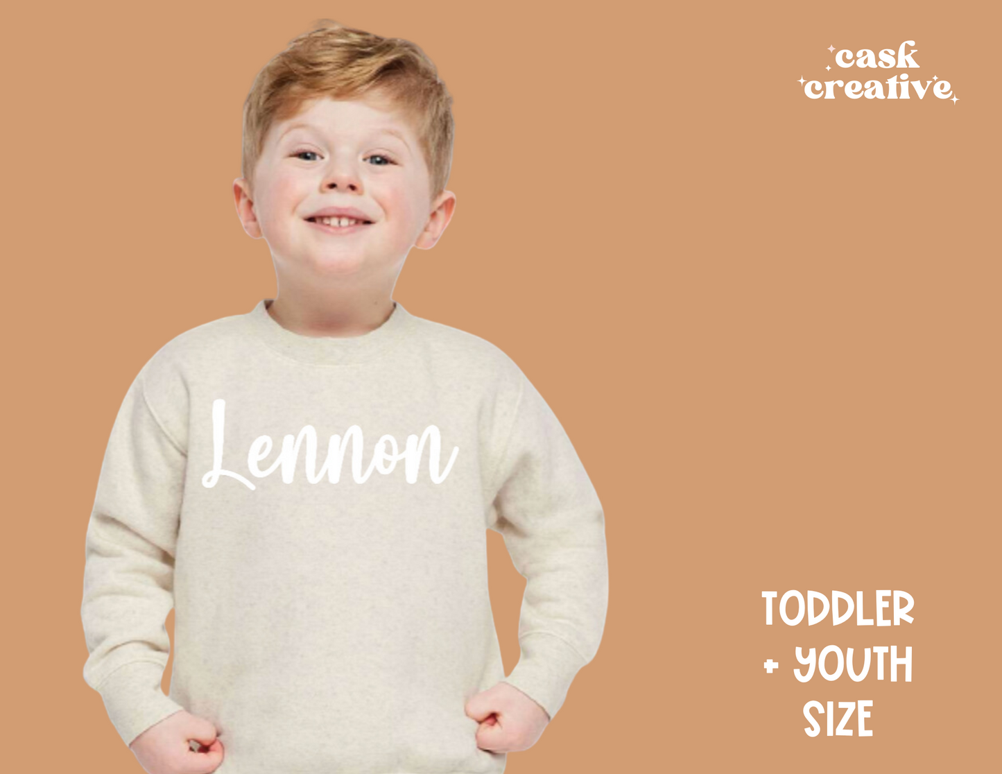 Toddler and Youth T-shirt, Long Sleeve or Sweatshirt : Kids Custom Shirt with Name