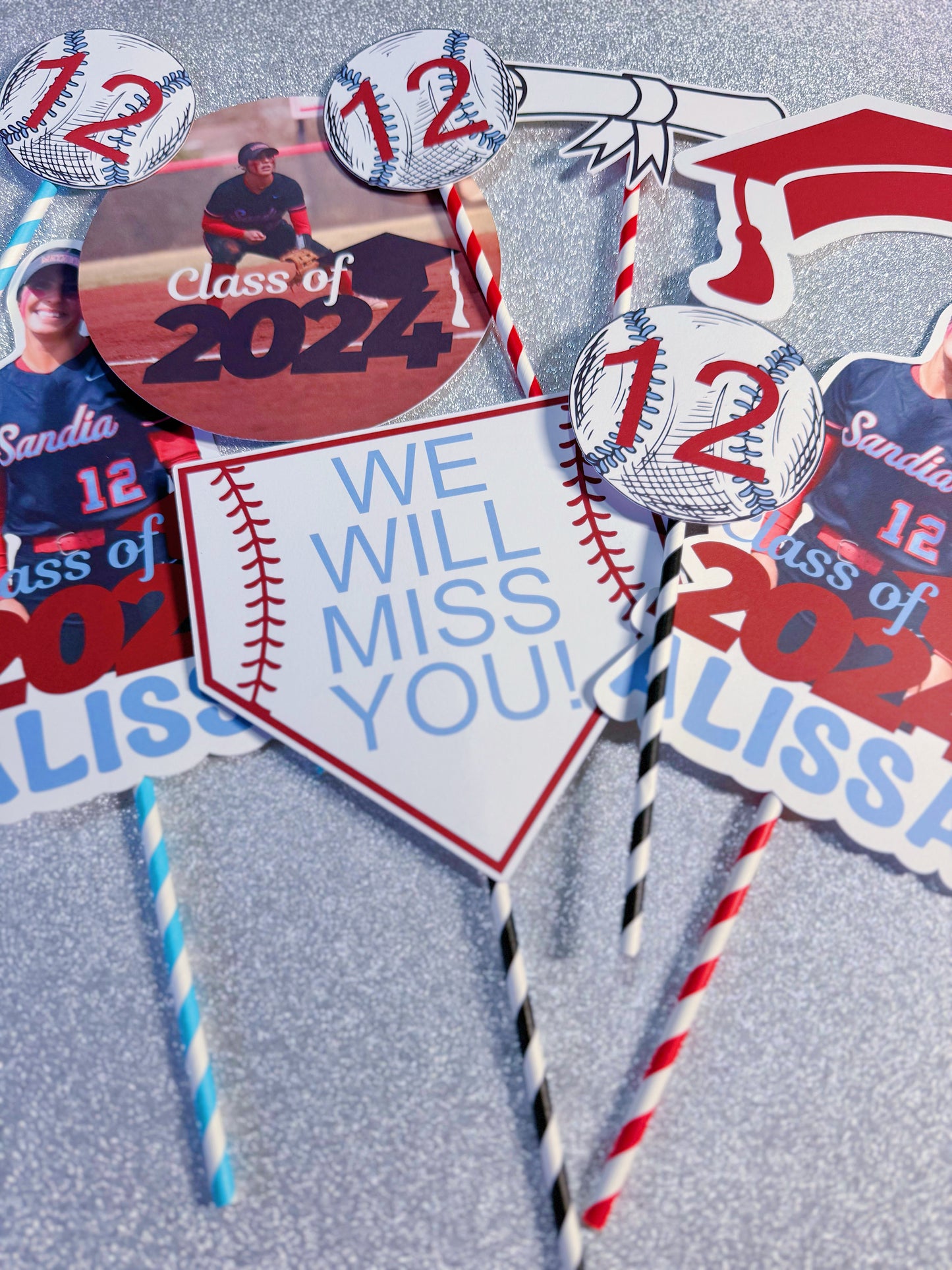 Graduation Printed Photo Props: Custom with Photos