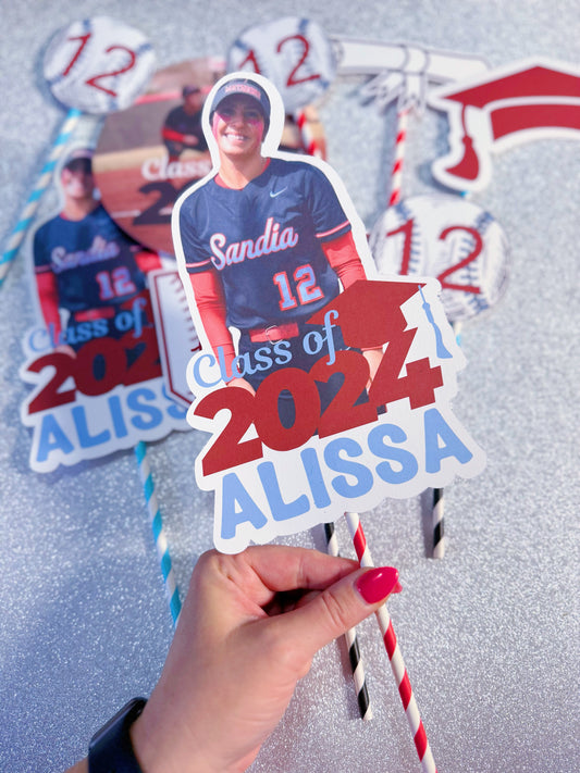 Graduation Printed Photo Props: Custom with Photos