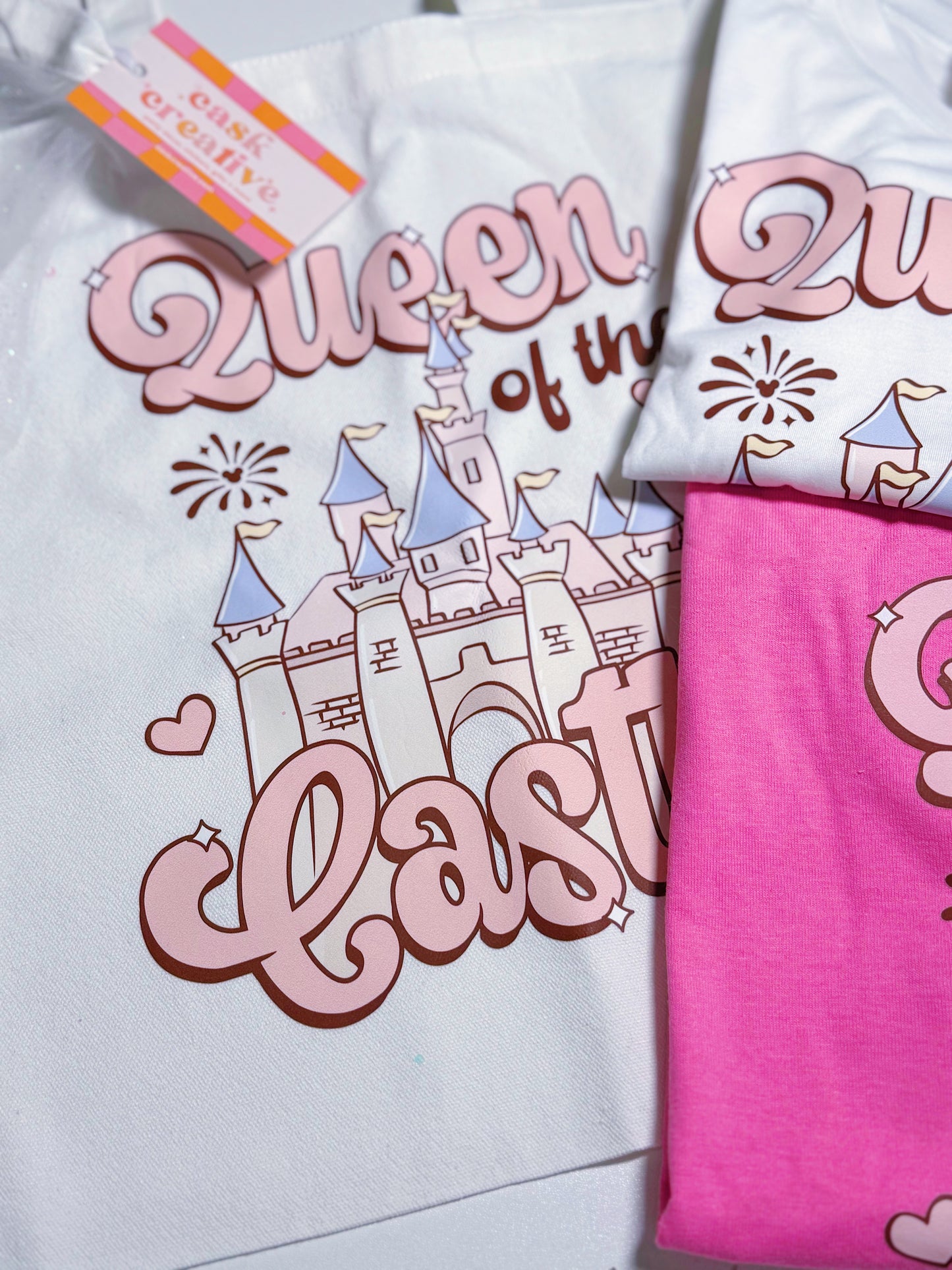 SALE Adult and Toddler T-shirt Queen of the Castle