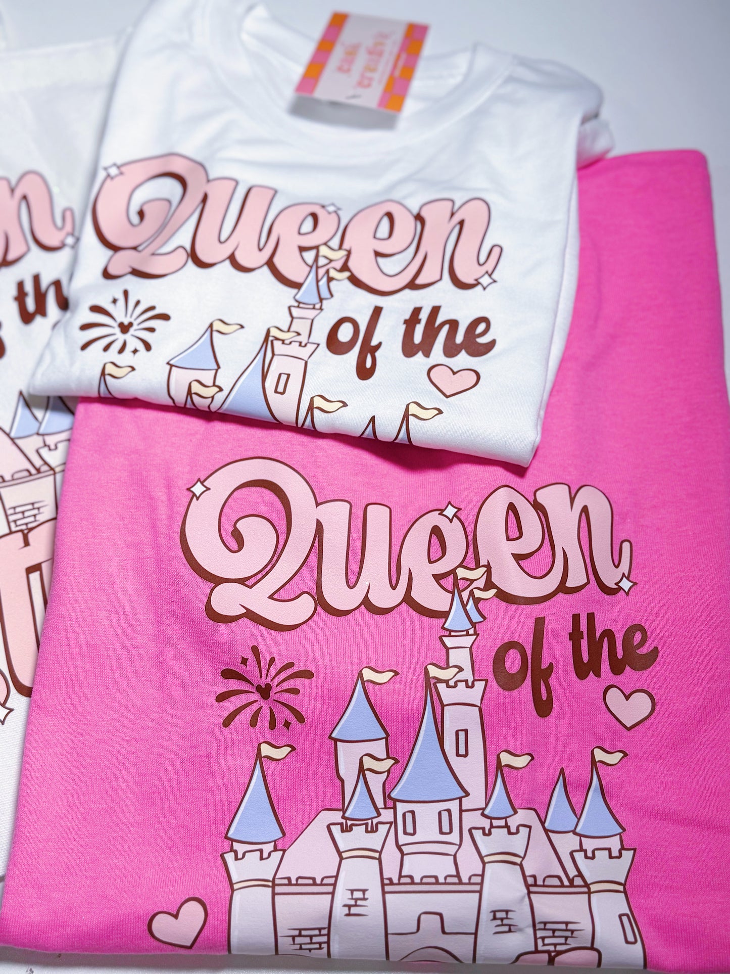 SALE Adult and Toddler T-shirt Queen of the Castle