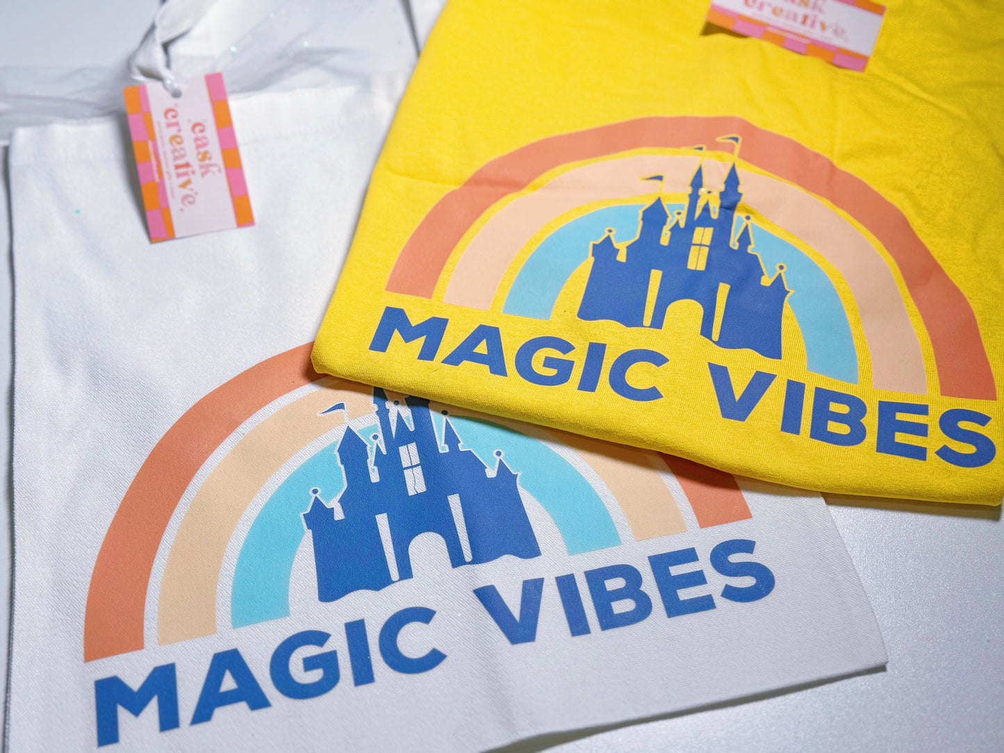 Tote Bag Bundle Sale Adult T-shirt: Disney Magic Vibes