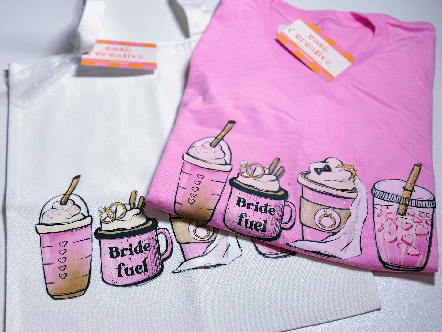 SALE Tote Bag Bundle Sale Adult T-shirt: Bride Fuel