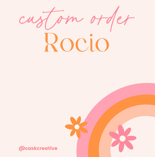 Custom Birthday Party Order: Custom Order for Rocio
