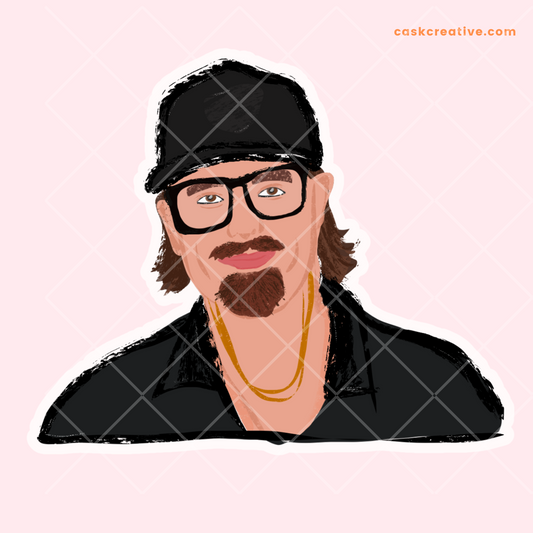 Die Cut Sticker: Country Singer Hardy