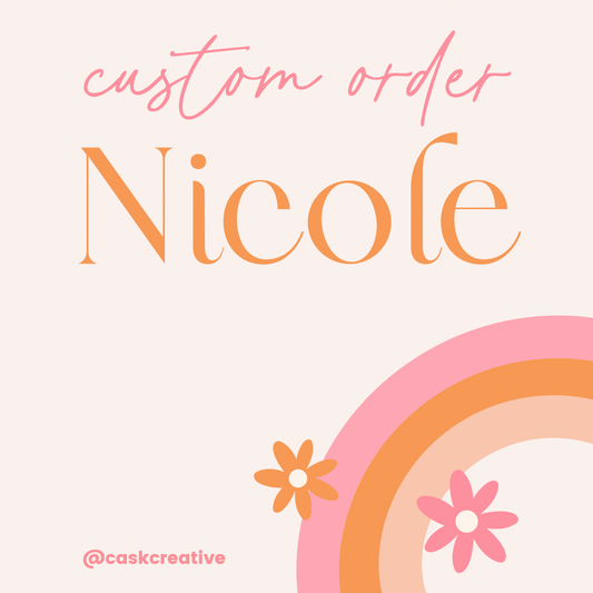 Custom order for: Nicole / BC T-shirts