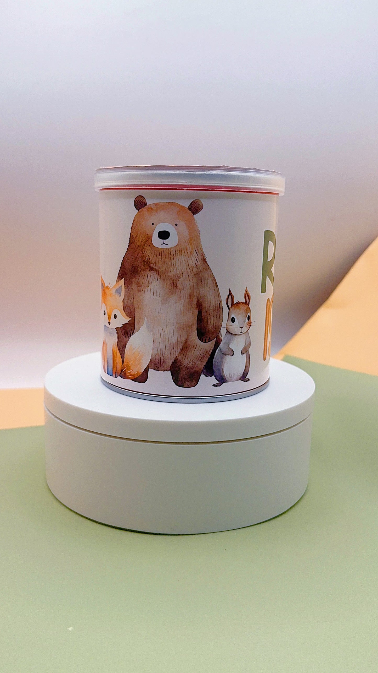 Woodland Animals Pringles Labels, Printed Set of 12