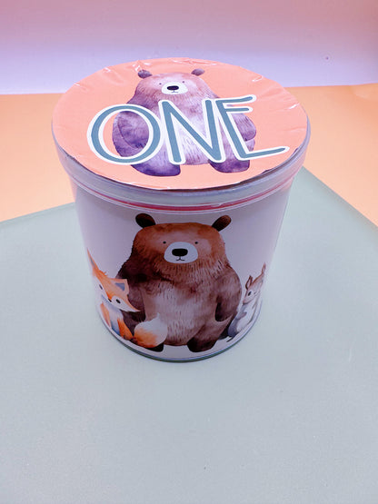 Woodland Animals Pringles Labels, Printed Set of 12