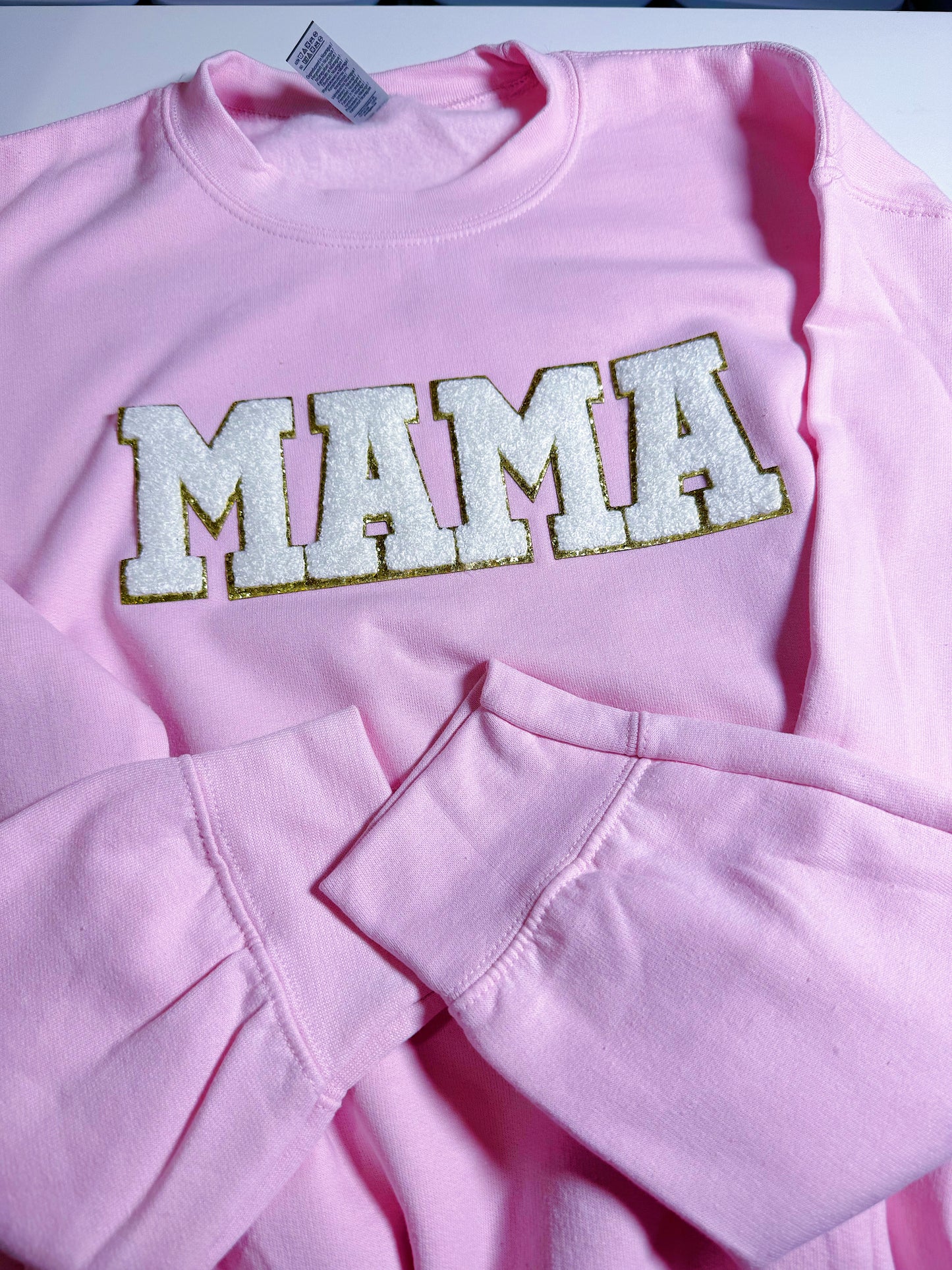 SALE Adult Sweatshirt : MAMA Chenille Patch