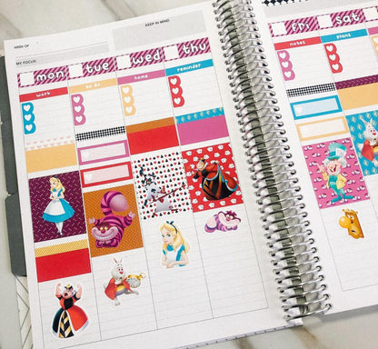 Planner Sticker Vertical Weekly Kit: Alice