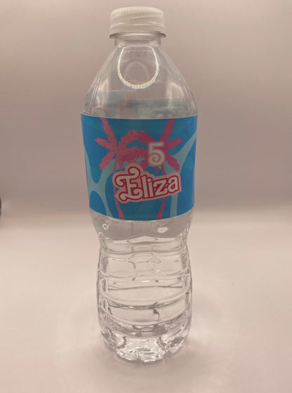 Water Bottle Labels Printed Party Favors: Custom ANY THEME