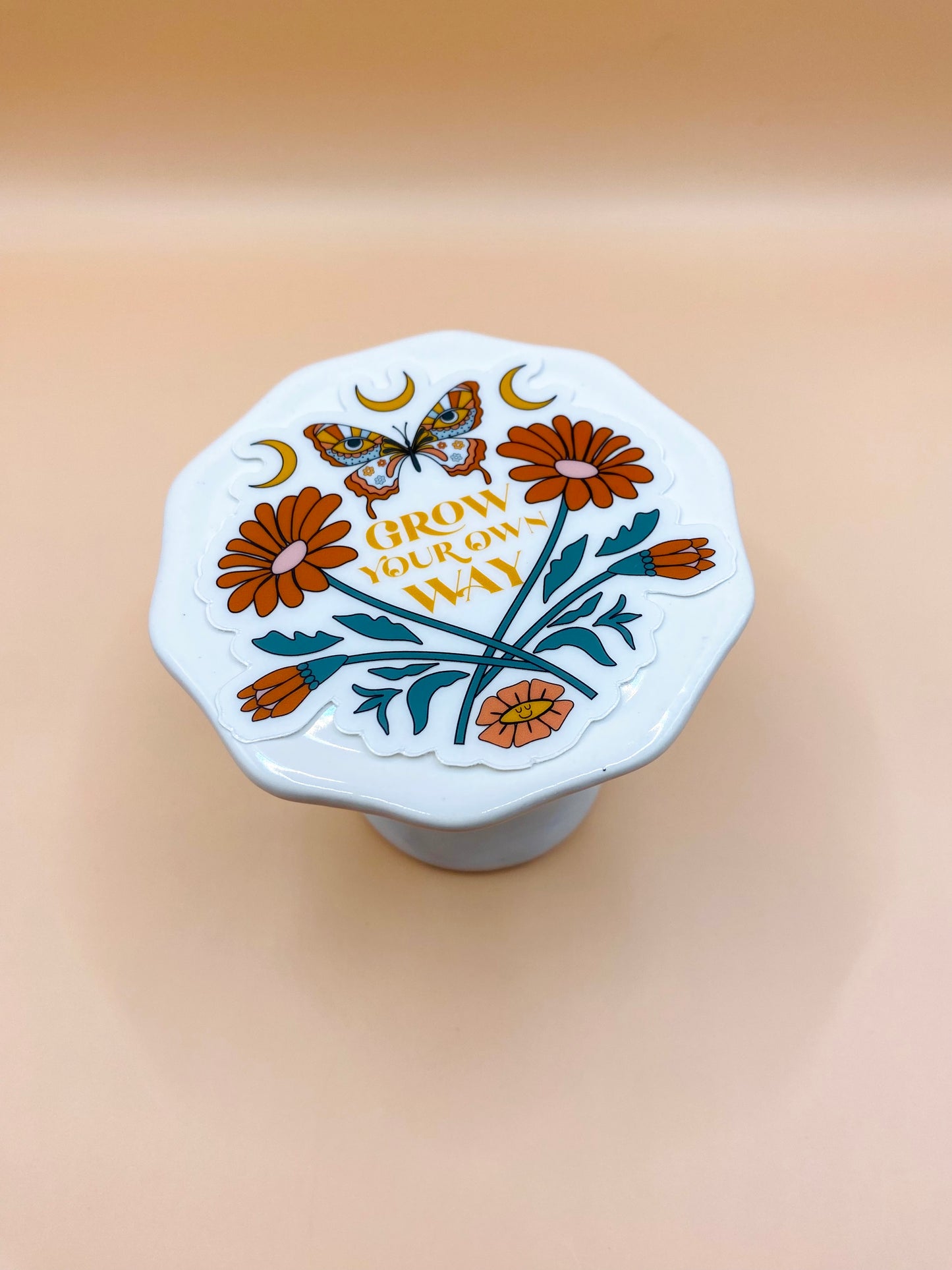 Die Cut Sticker: Floral Grow Your Own Way