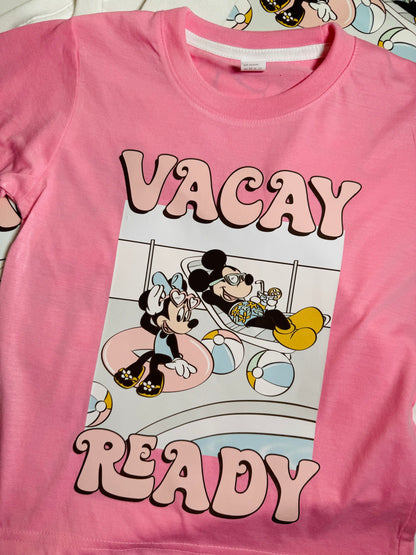 SALE Unisex Adult and Unisex Toddler Youth T-shirt: Vacay Ready