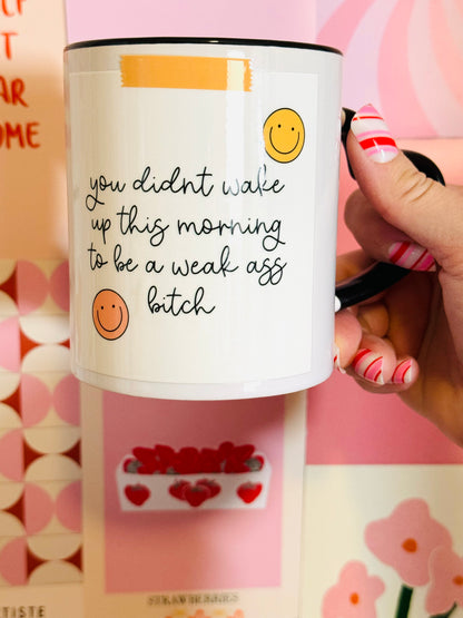 SALE Coffee Mug: Morning Inspo. Weak B-ish