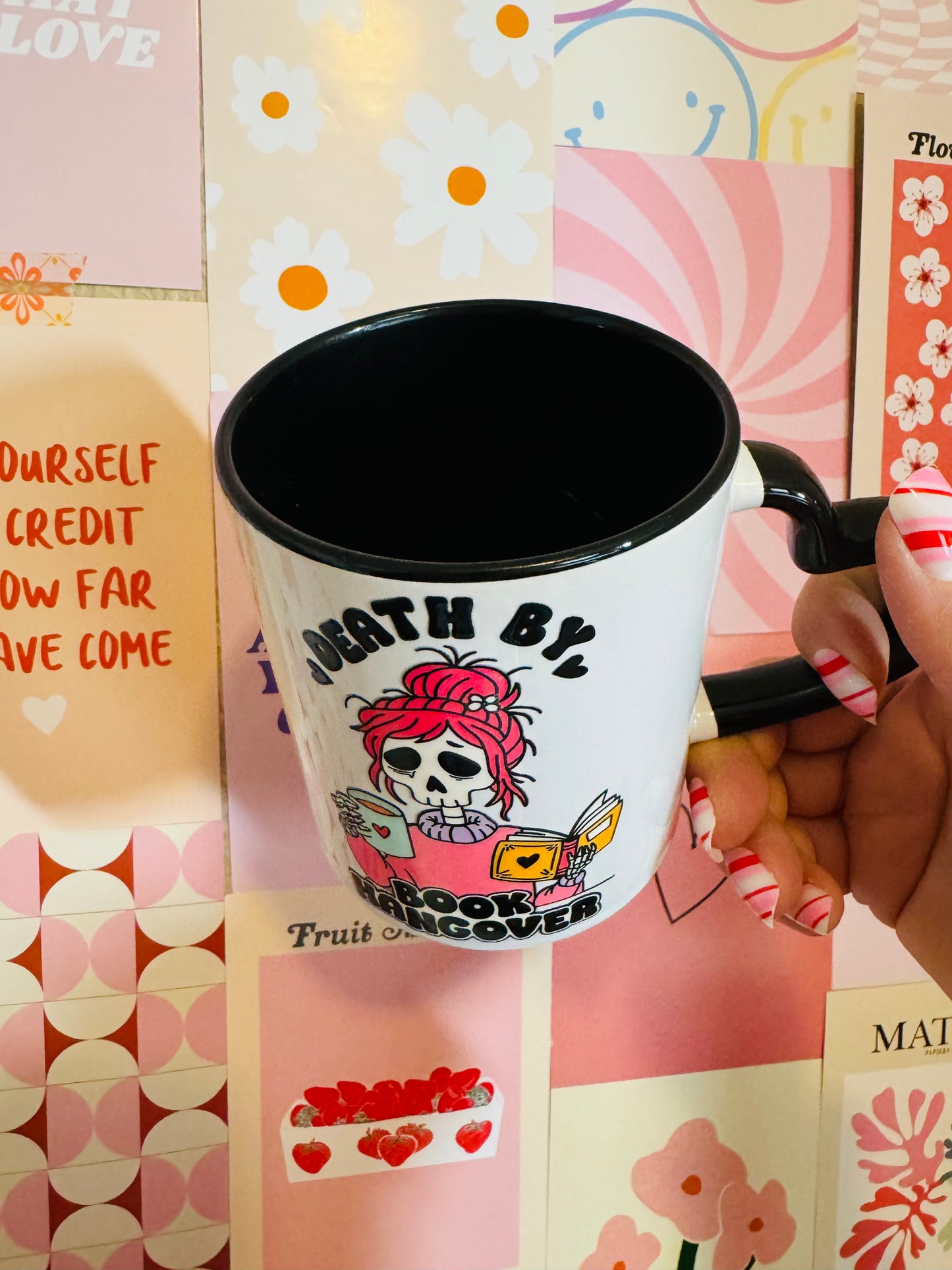 SALE Coffee Mug: Death By Book Hangover