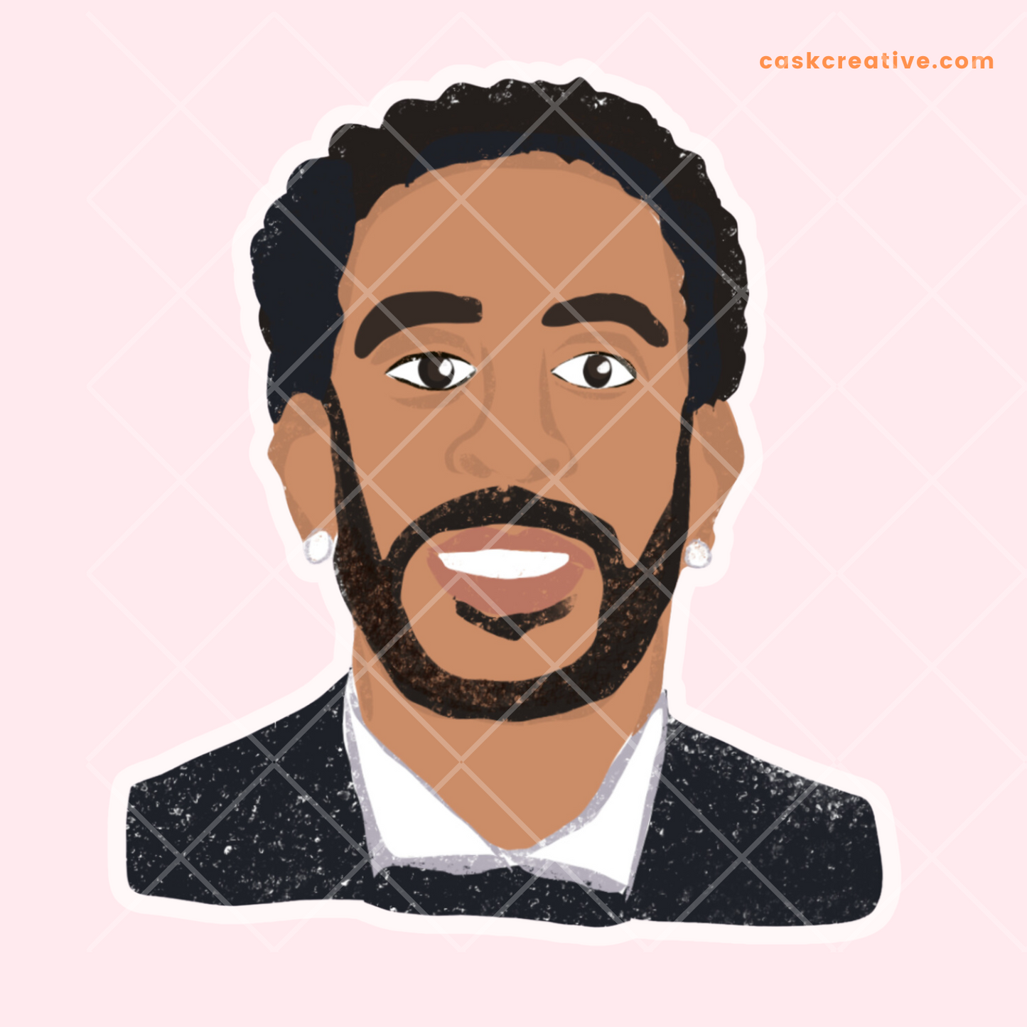 Die Cut Sticker: Rapper Ludacris