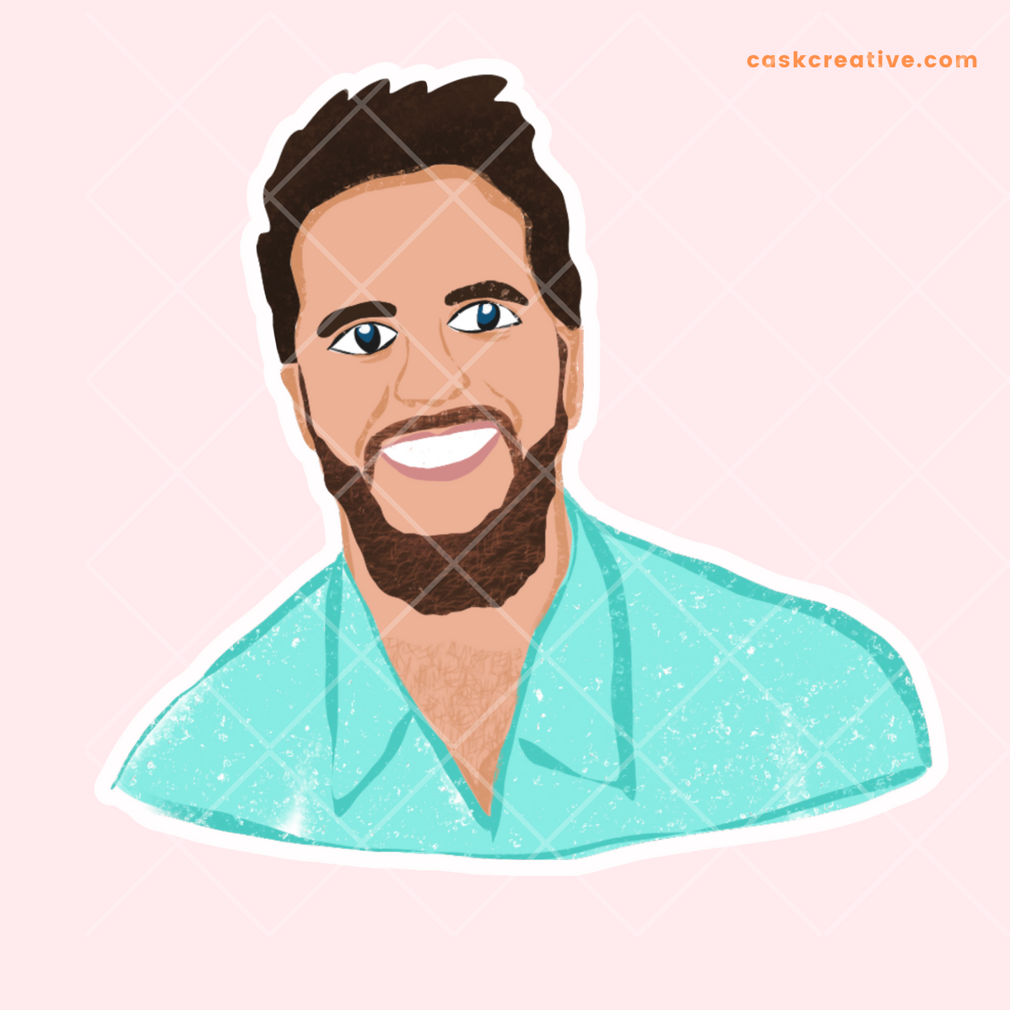 Die Cut Sticker: Country Singer Luke