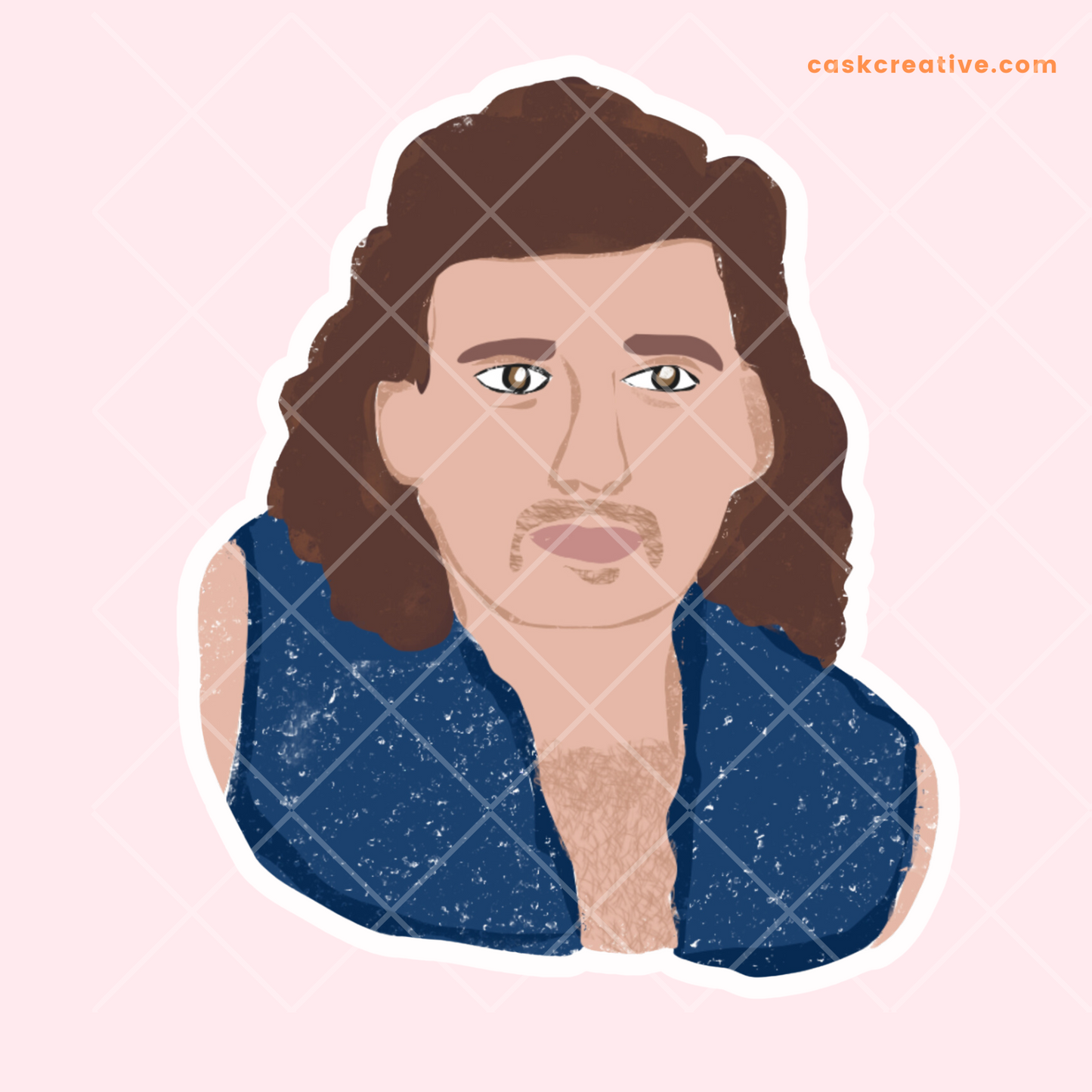 Die Cut Sticker: Country Singer Morgan