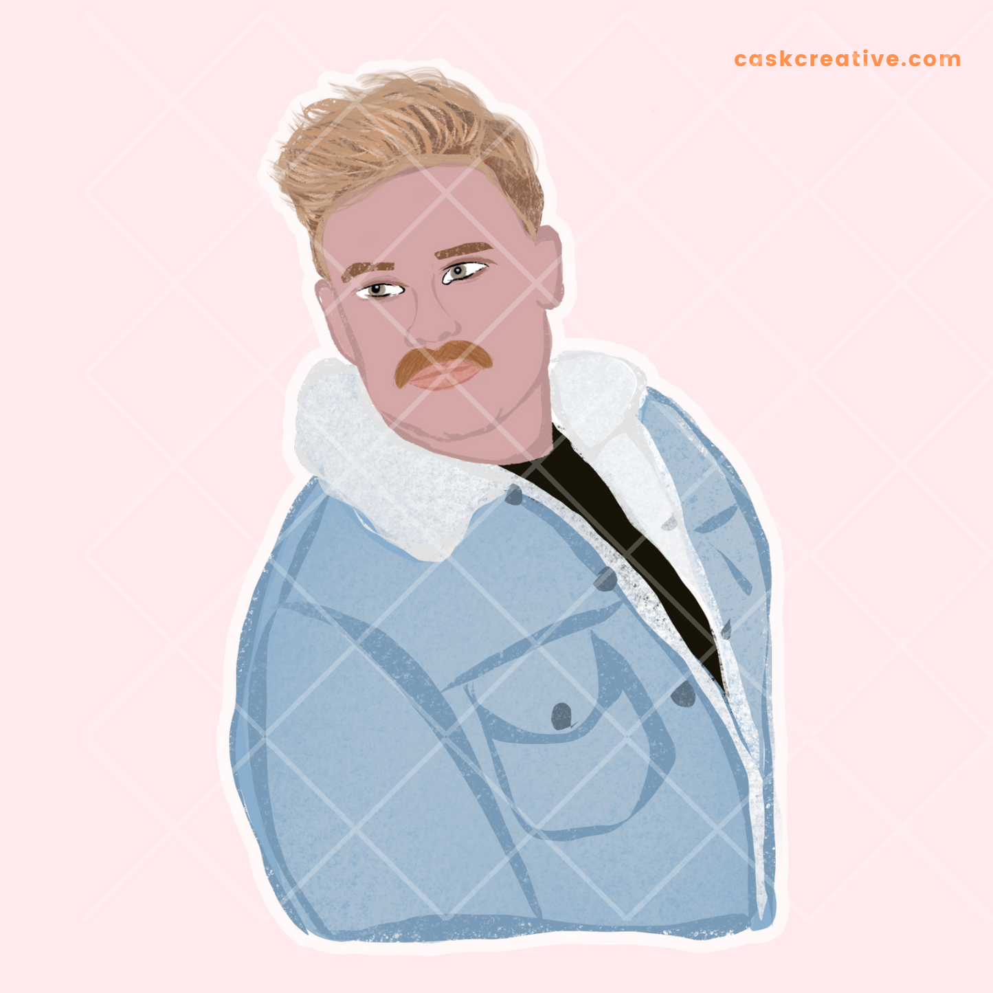 Die Cut Sticker: Country Singer Zach