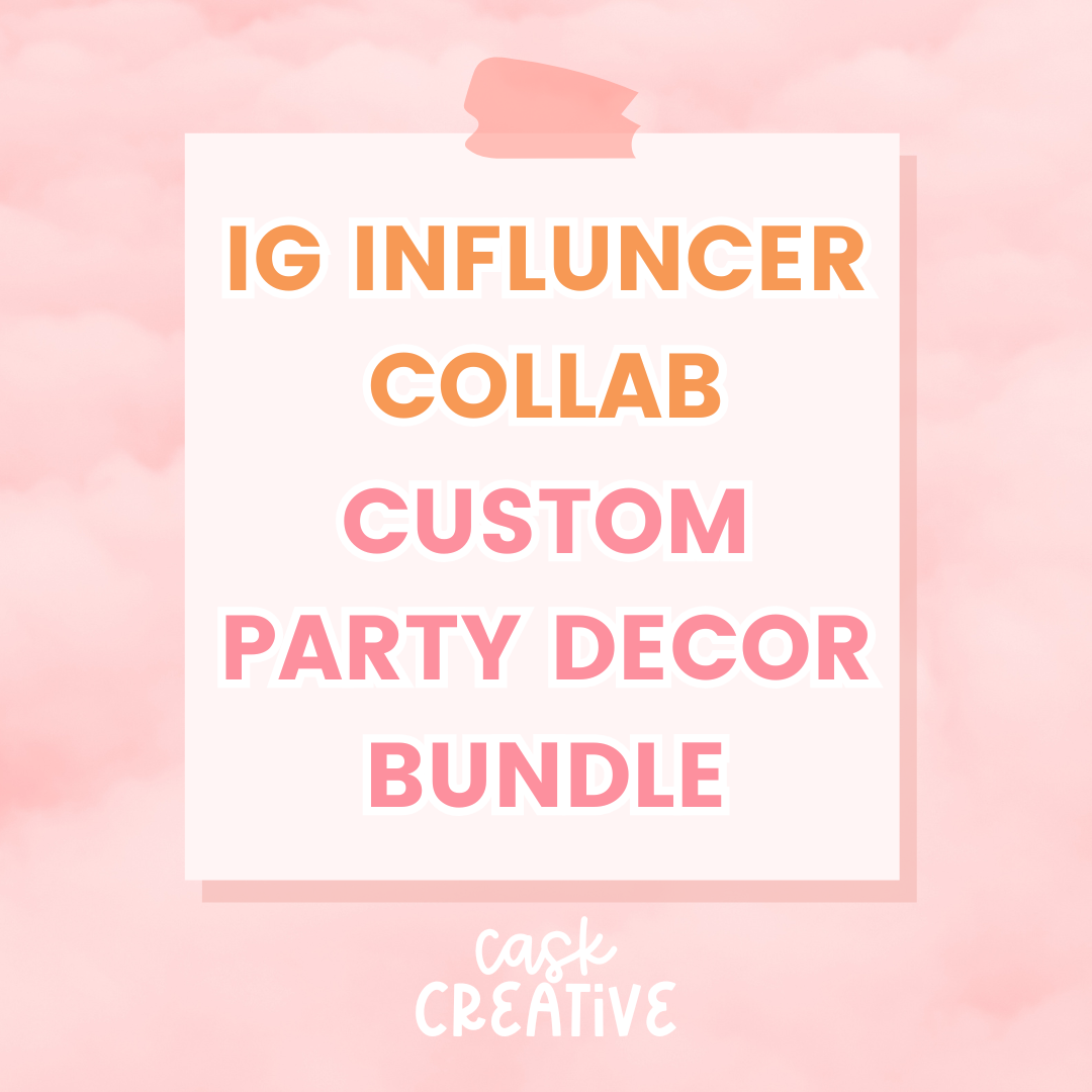 Influencer Collab: Custom Birthday Party Decor