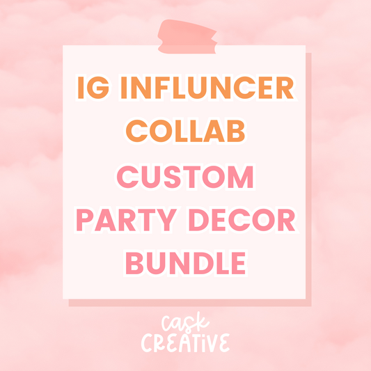 Influencer Collab: Custom Birthday Party Decor