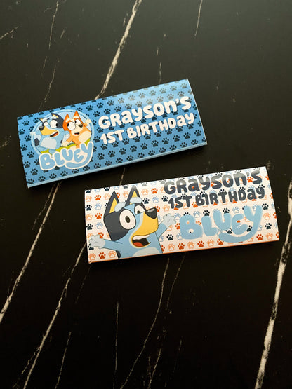 Printed Party Favors Candy Bar Wrappers Labels: Custom - ANY THEME